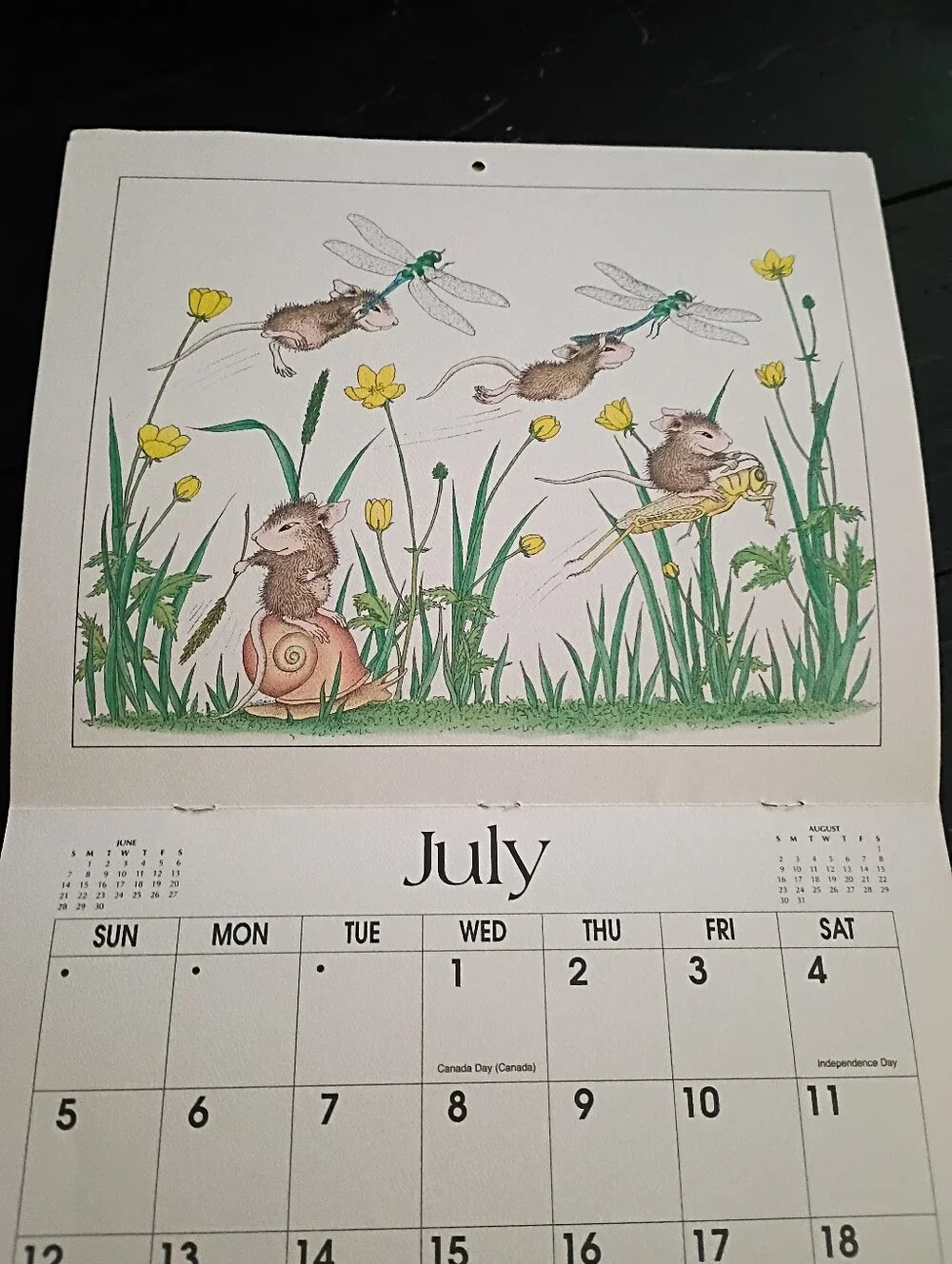 House Mouse Designs 1992 Calendar Ephemera Ellen Jareckie